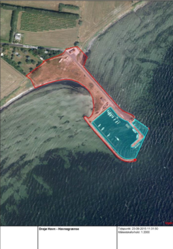 "Luftfoto over Drejø Havn"