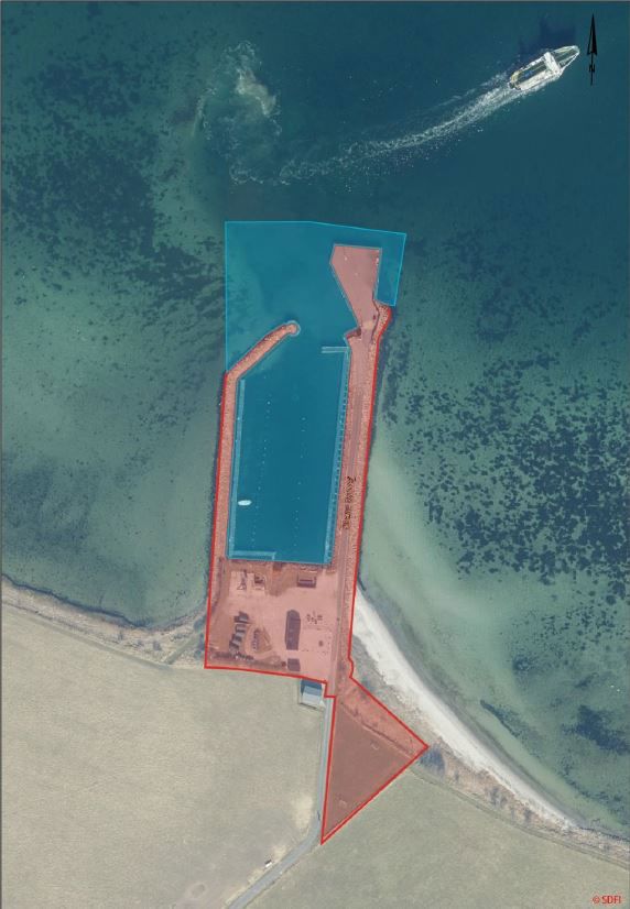 Luftfoto over Skarø Havn