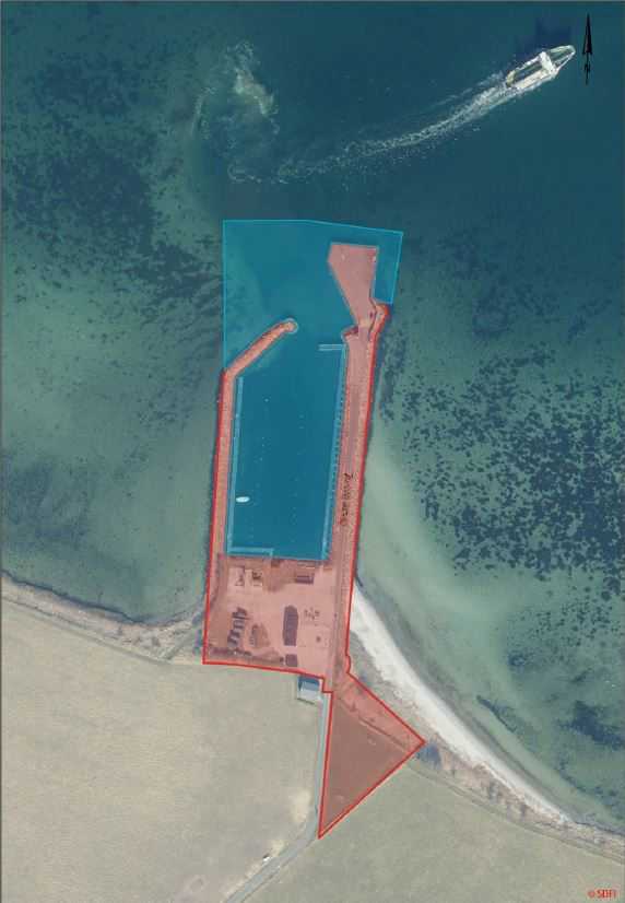 Luftfoto over Skarø Havn